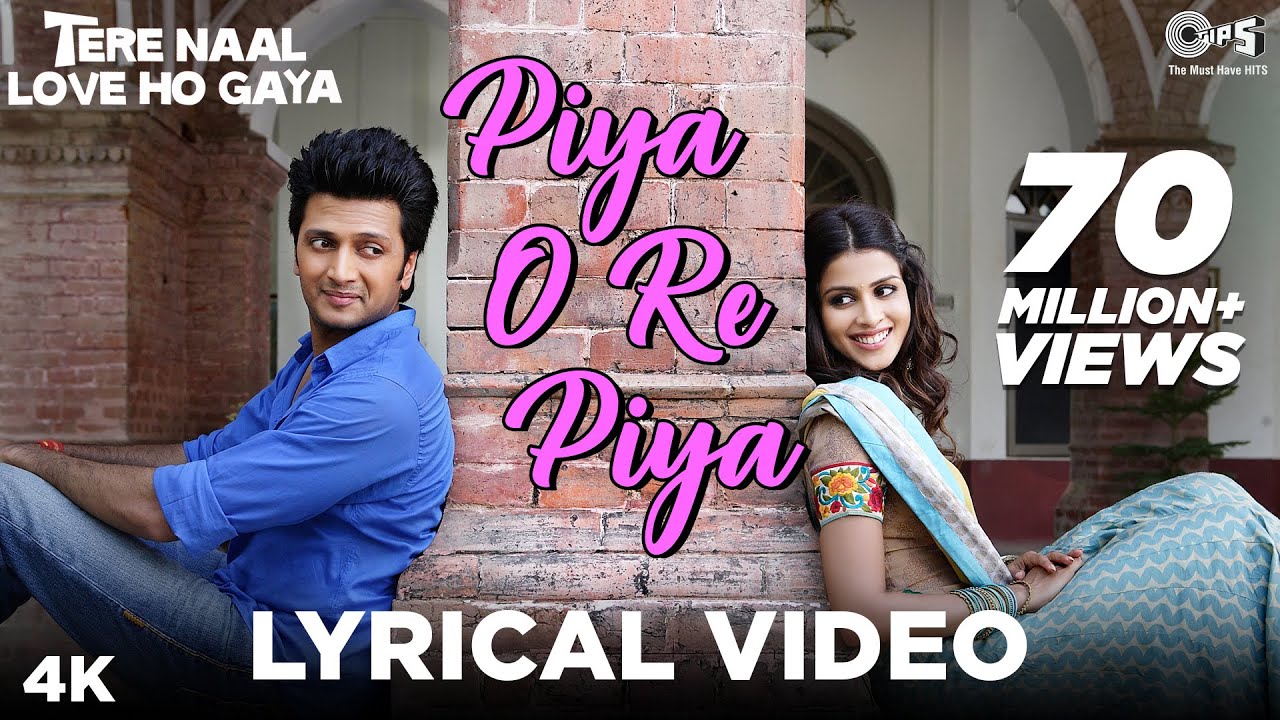 Piya O Re Piya Lyrics in Hindi and English - Atif Aslam, Tere Naal Love Ho Gaya (2012)